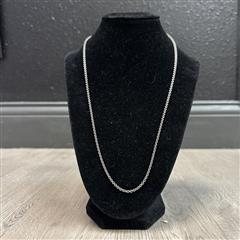 James Avery Light Rope Chain, Silver, 22